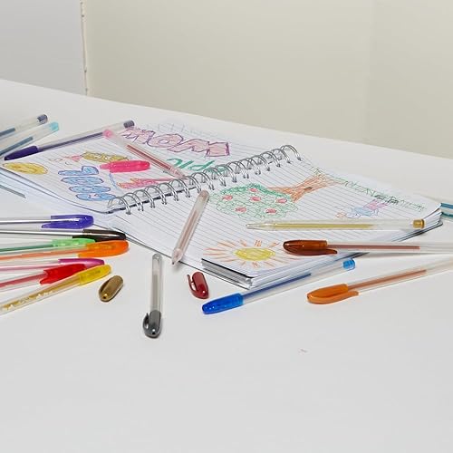 Miniatura 6 de Disney Winnie the Pooh - Juego de bolígrafos de gel para niños, paquete de 24 con bolígrafos de gel con purpurina, bonitos bolígrafos para niñas y