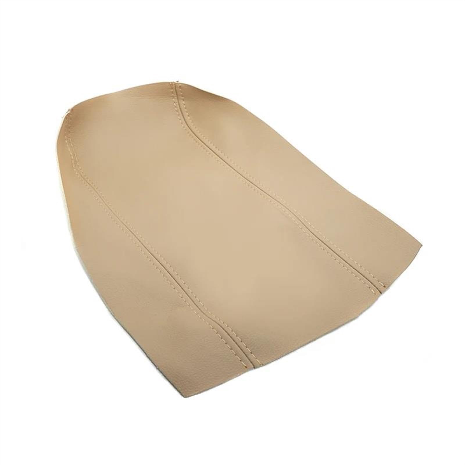Piwine Beige Car Decoration Car Accessories Center Console Lid Armrest Box Leather Cover Sticker Trim For Prius 2010-2015(Beige)