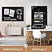 Board2by Magnetic Chalkboard Black Board 46 x 32, Extra Large Chalk Board Blackboard for Wall Decor, Easy-to-Erase Wood Framed Magnet Board, 2 Pens, 4 Magnets for School, Home & Office (Classic Black)