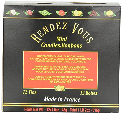 Rendez Vous, French Mini Candies, Tropical Fruit, 1.5 oz (Pack of 12) - image 2