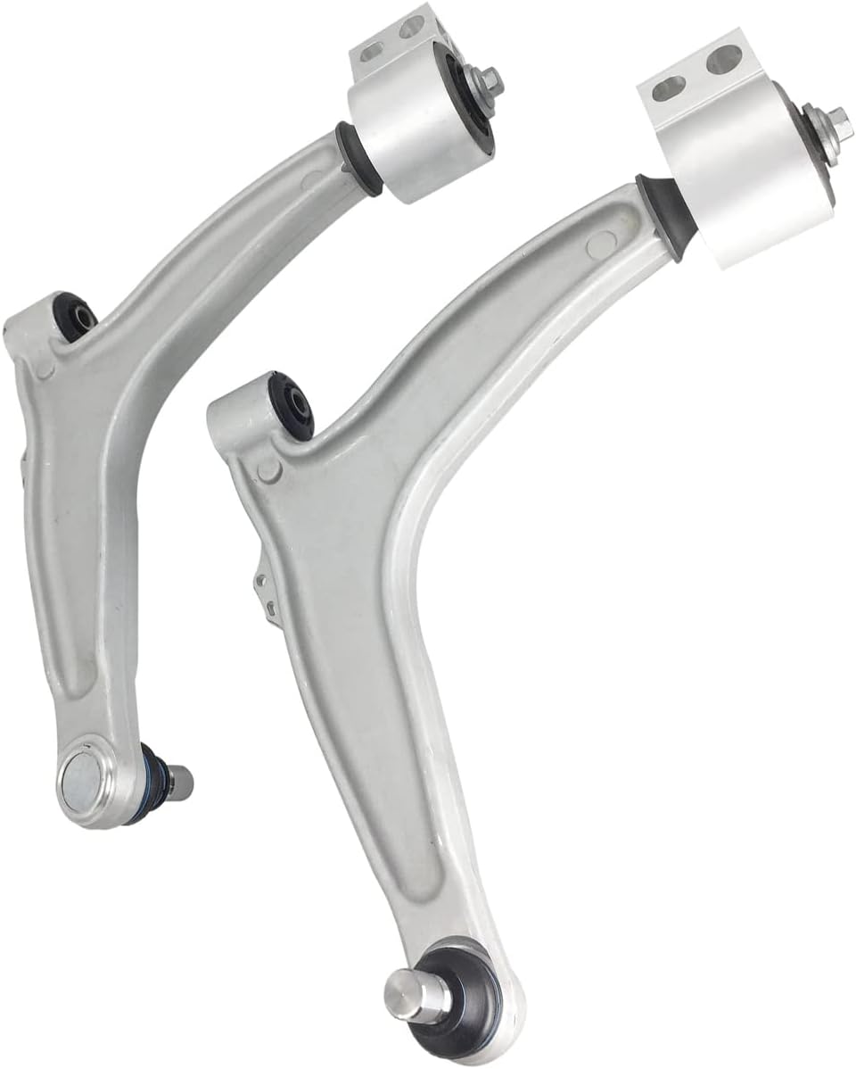 2Pcs Front Lower Control Arms wtih Ball Joints Set Suspension Kit Compatible with Saab 9-3 9-3X 2003-2011 4 Door Sedan K620570 K620571