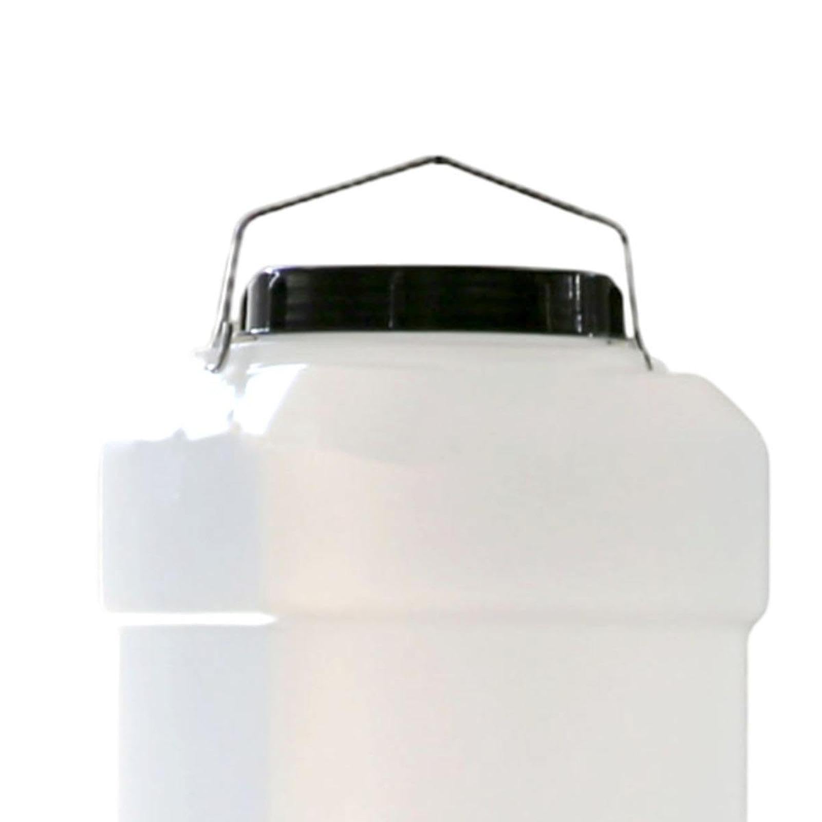 Milageto Saucenspender, nachfüllbare Salatdressing-Flasche, hängend Sauciere Soßenkanne, Gewürzflasche, 5 L für Restaurant, Picknick, Outdoor, Camping, Ketchup, Partys, Gelb