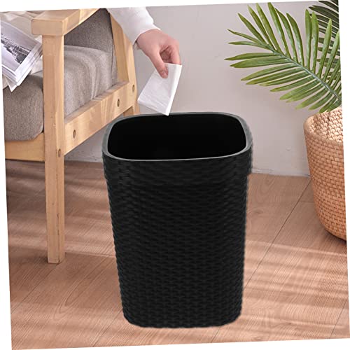 Caneca de basura de plástico GLEAVI patrón tejido 1.3 lb miniatura 5