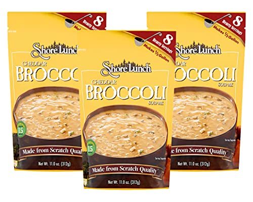 Shore Lunch Cheddar Broccoli Soup Mix, 11-Ounce (Pack of 3)