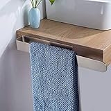 ☑Material: Aus Edelstahl, hält täglichen Kratzern stand. Selbst in der nassesten Umgebung kann Ihr wandmontierter Handtuchhalter jeden Tag brandneu aussehen und nicht rosten.