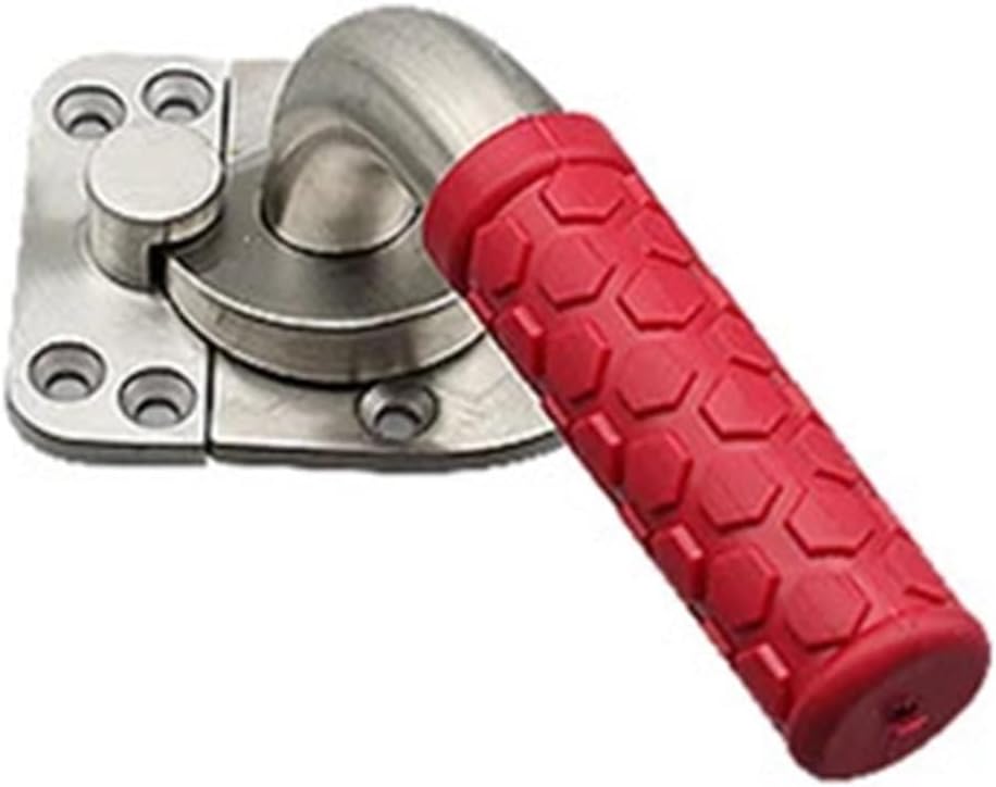 Stainless Steel Door Handle Seafood Steaming Cabinet Buckle Hardware Cold Storage Lock Oven(Right Open)