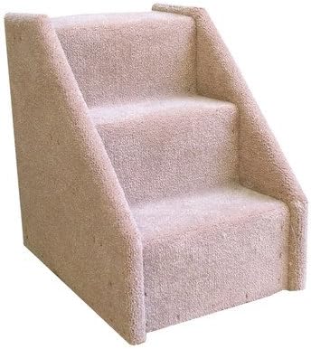 Bear's Stairs Mini Carpeted 3 Step Pet Stair Color: Gray