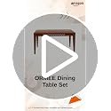 Image of Solid sheesham Wood 6 Seater Dining Table Sets || Wooden Dining Table with Chairs and Bench|| Dining Table Set for Home Living Room Furniture (CNC, 6 Seater)