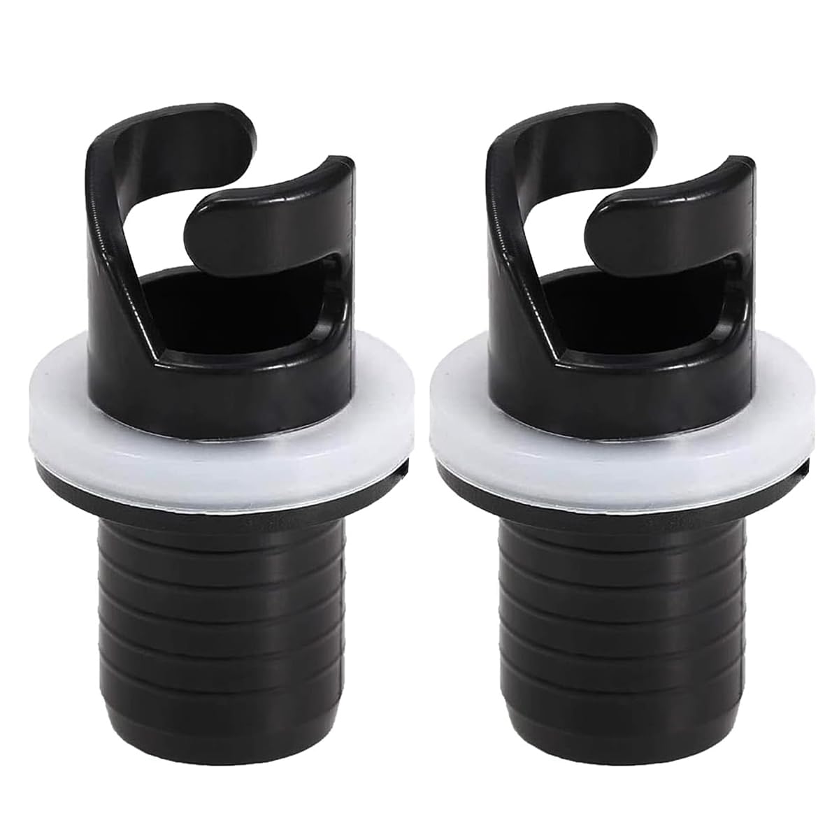 CENPEK 2PCS Boat Foot Pump Hose Adapter, 1.97inch H-R Valve Kayak Adapter Inflatable Boat Valves Hose Adapter Connector Inflatable Kayak Pump Hose Adapter Plastic Air Valve Adapter