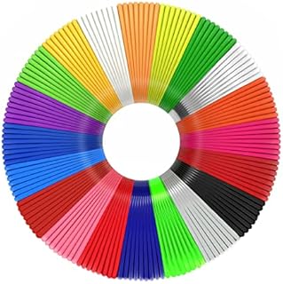 3D Pen Filament Refills PLA, 20 Colors, 5m Each Total 100m, 1.75mm 3D Printing Pen Filament,No Smells Filament for Most Intelligent 3D Pen