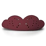 SISU Max Mouthguard, Mighty Maroon - 2.4mm Thin - Custom-Molded Fit - Slim Design - Remoldable Up to 20 Times - for Impact Sports - Non Toxic - Works with Braces