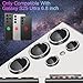Zevytop Camera Lens Protector for Samsung Galaxy S25 Ultra, Individual Tempered Glass Aluminum Alloy Ring Lens Cover with Installation Tray Fit for Samsung Galaxy S25 Ultra Diamond Black