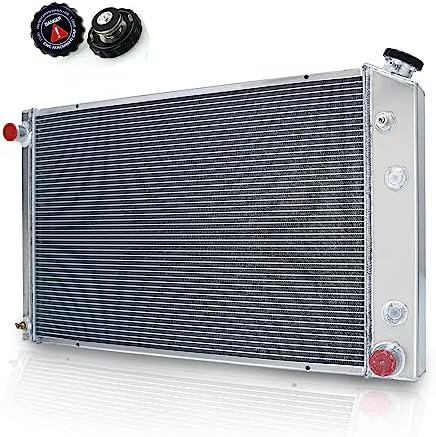 ECMRAD 4 Rows Aluminum Performance Radiator for 1973-1991 Chevy C10 C20 C30 K10 K20 K30 Blazer/GMC/Suburban