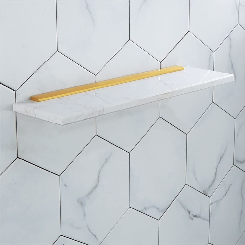 Support de rangement mural en aluminium pour optimiser l'espace douche