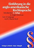 Einführung in die anglo-amerikanische Rechtssprache Band I 3406472907 Book Cover