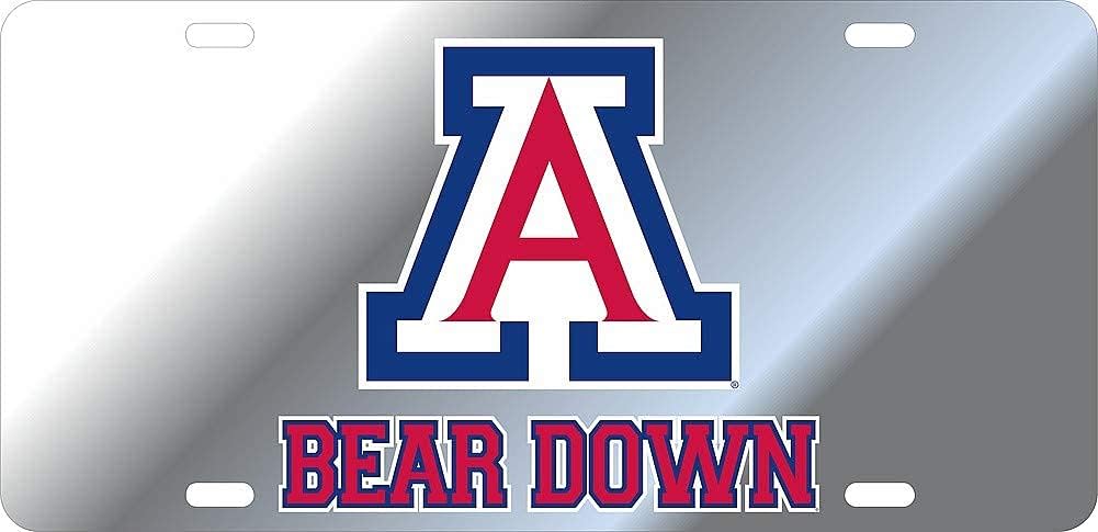 Arizona Wildcats License Plate and Frame Bundle - Silver
