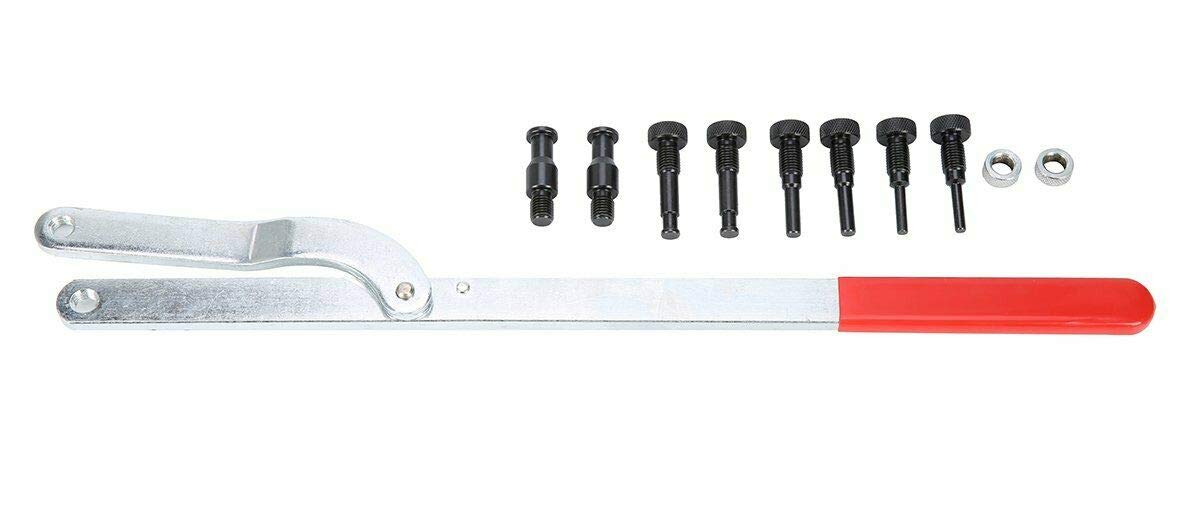 Llave universal para bloquear arbol de levas, poleas ventiladores Bloqueo