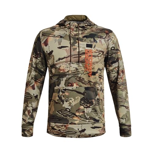 Under Armour Mens Expanse Camo Hoodie | Lightweight Breathable Fleece | Kangaroo Pocket for Hunting or Casual Wear 5