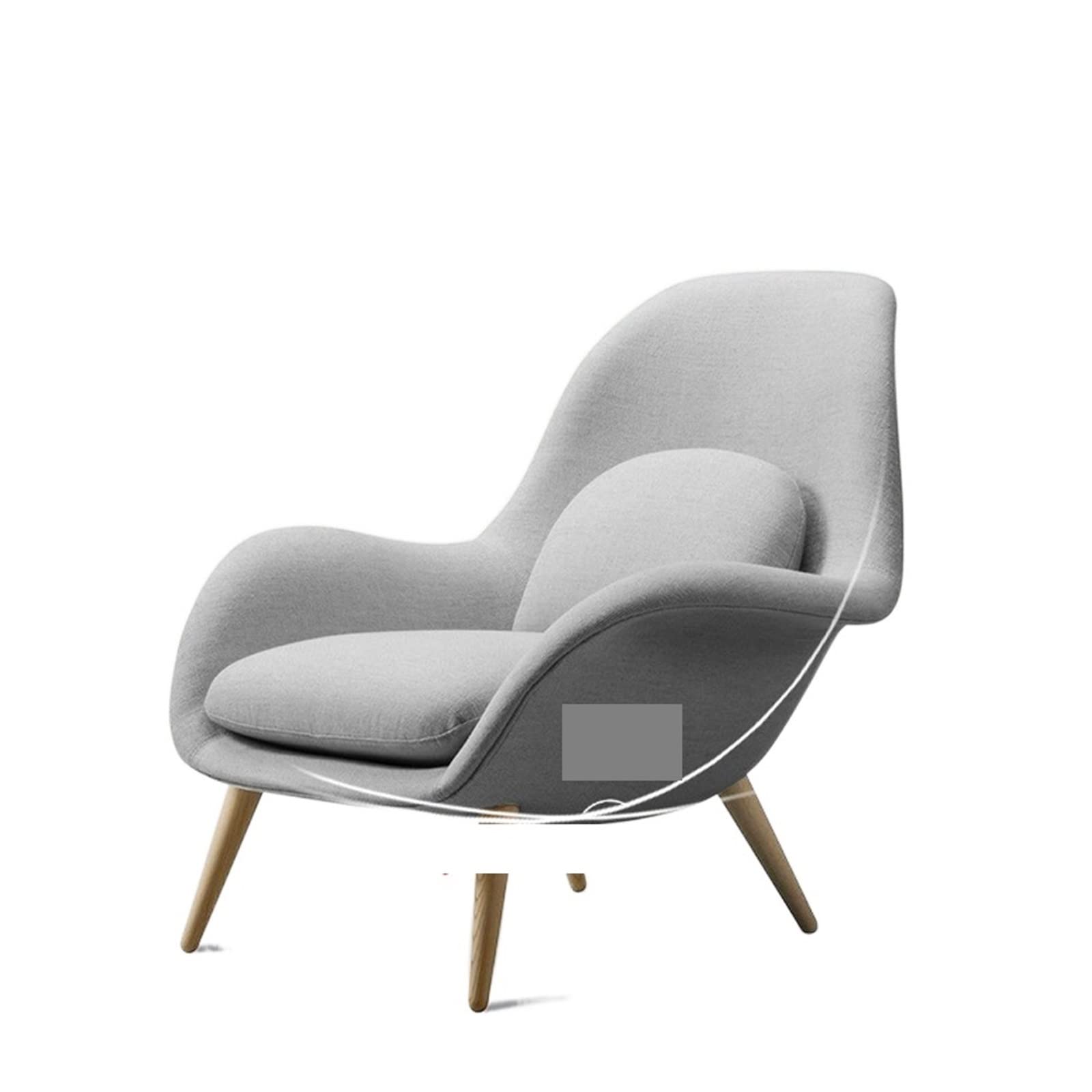 lrsf Lazy Sofa Chair Fabric Sofa for Bedroom Chaise Sofa Furniture Single Sofa Reclining Chair