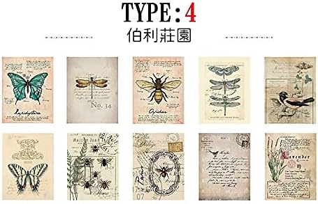 Amazon Co Jp 海外レトロデザインペーパー アンティーク 素材紙 手帳デコ コラージュ素材 ジャンクジャーナル 30枚 全8種類 ヴィンテージ 素材紙 素材ペーパー レトロ 背景紙 チケット ポストカード Sztz 30 001 1 一夜十游 ホビー