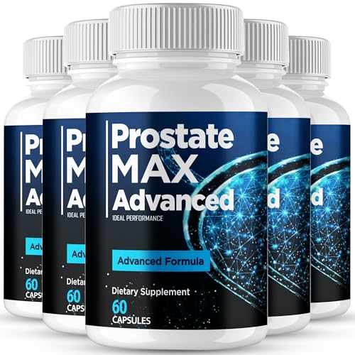 Prostate Max Supplement Prostate Max Advanced Capsules for Men - Maximum Strength for Daily Wellness & Comfort All Natural ProstateMaxAdvanced Pills Reviews (5 Pack)