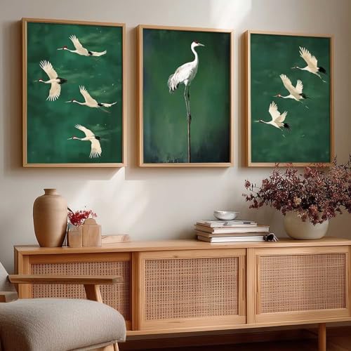 Image of kotart Home Decor Nature Art Painting Decorative Wall Art | Poster With Frame For Living Room Bed Room Hotel Wall Decor Digital Reprint Set of 3 (35x37 Inch)