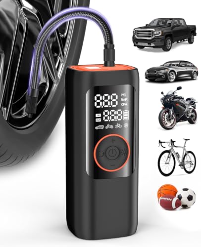 BDO 2025 Cordless Tire Inflator, 150PSI, LCD, Auto Shut-Off