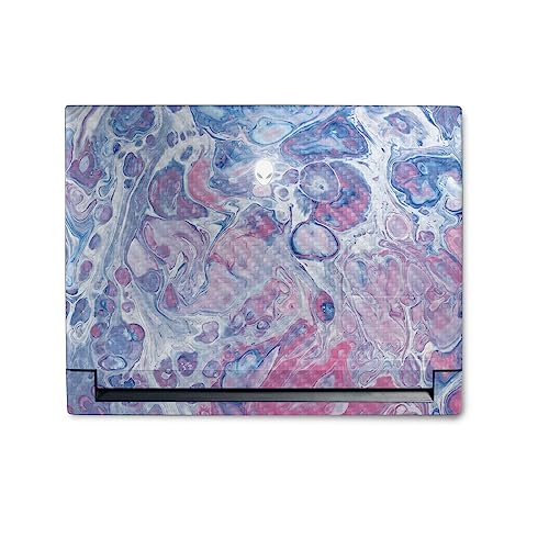 Image of MightySkins Carbon Fiber Skin Compatible with Alienware M18 R1 (2023) Full Wrap Kit - Pastel Pour | Protective, Durable Textured Carbon Fiber Finish | Easy to Apply & Change Styles | Made in The USA