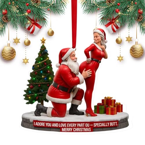 Hängender Weihnachtsmann, Weihnachtsdekorationen, Weihnachtsmann-Ornamente,...