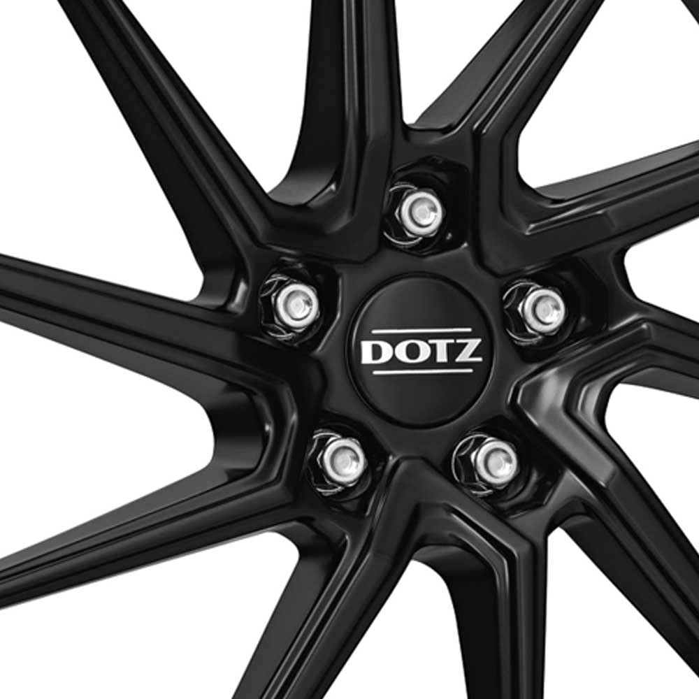 DOTZ - cerchio in lega - Spa black - Black matt - 7.50 x 17 - 5/100.00/35/60.10