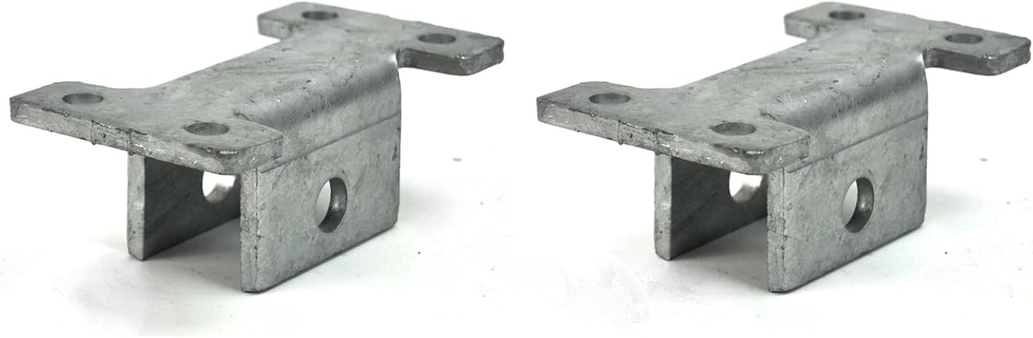 Sturdy Built (Qty 2)- Boat Trailer Bolt On 4 Hole Rear Spring Hanger Galvanized Double Eye