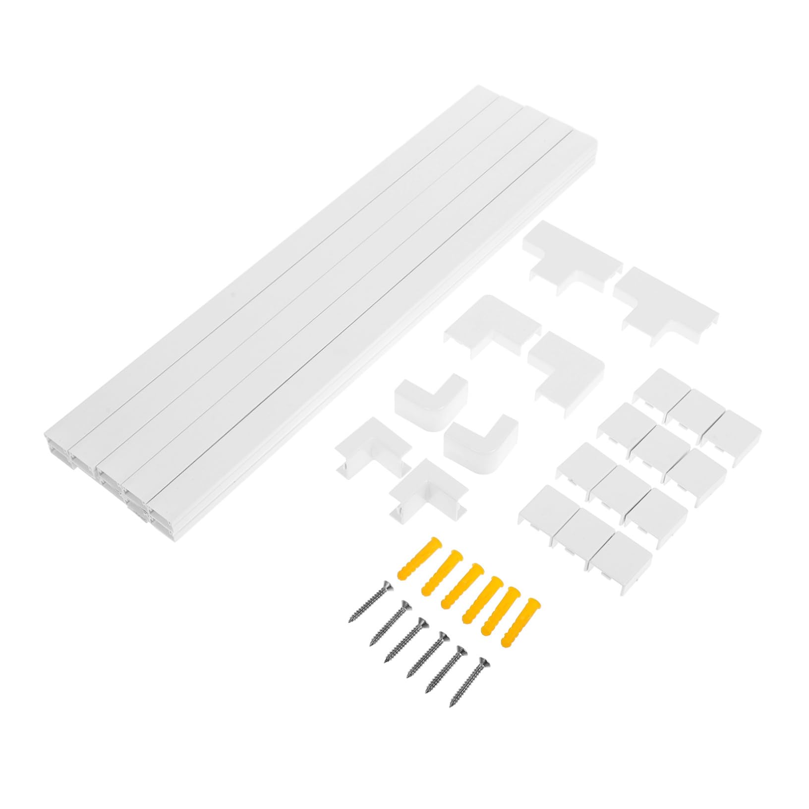 Gestión De Cables Protector De Regleta Organizador De Herramientas Cables TV PVC Diseño Elegante