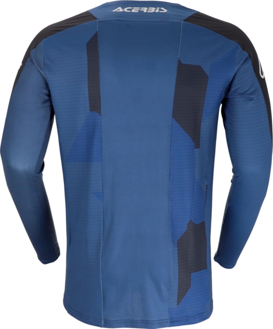 Acerbis X-Duro 3.0 Winter Maglia da motocross, blu/arancione, S