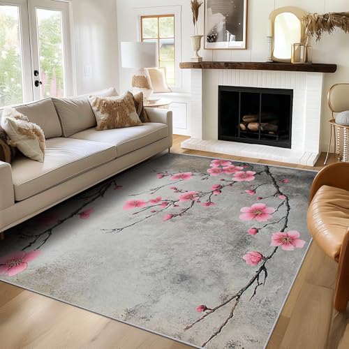 Tapete Decorativo Floral Cherry Blossom 213x183 cm miniatura 2