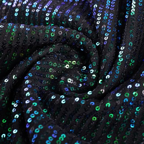 Image of GRACE KARIN Women's Sparkly Sequin Dress Cap Sleeve Party Cocktail Holiday Dress Elegant Glitter Sparkly Dresses for Women