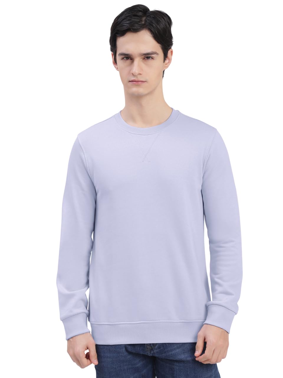 super hustler Men's Casual Round Neck Cotton Sweatshirt - Available in Black, Blue & Lavender-picture-46