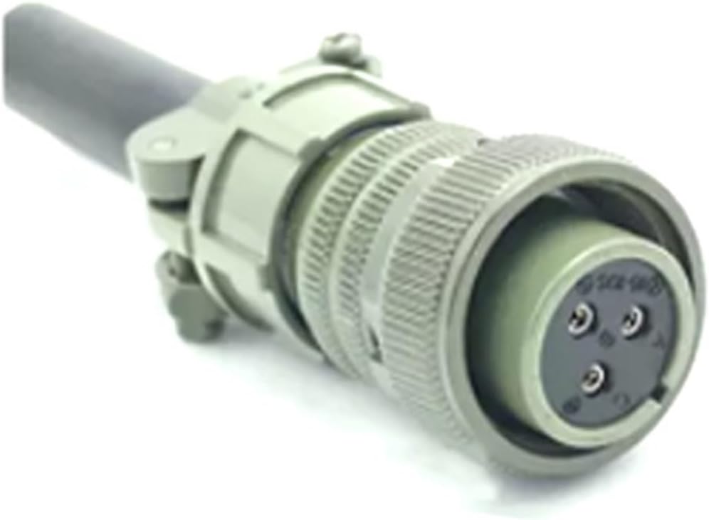1 Set 3 Pin Aviation Contactor Plug Male Female Connector MS3106A-16-10S MS3102A-16-10p(Ivory)