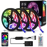 ☆ Timer-Funktion ☆ Die Timer-Funktion kann die Zeit zum automatischen Ein- und Ausschalten der Lichter einstellen. Wachen Sie mit Ihren Lieblingslichtern auf. Diese Music Sync LED-Streifenleuchten haben auch eine Speicherfunktion. Wenn die Streifen erneut verwendet werden, werden die Einstellungen für den letzten Modus gespeichert, ohne dass die Einstellungen wiederholt werden müssen.