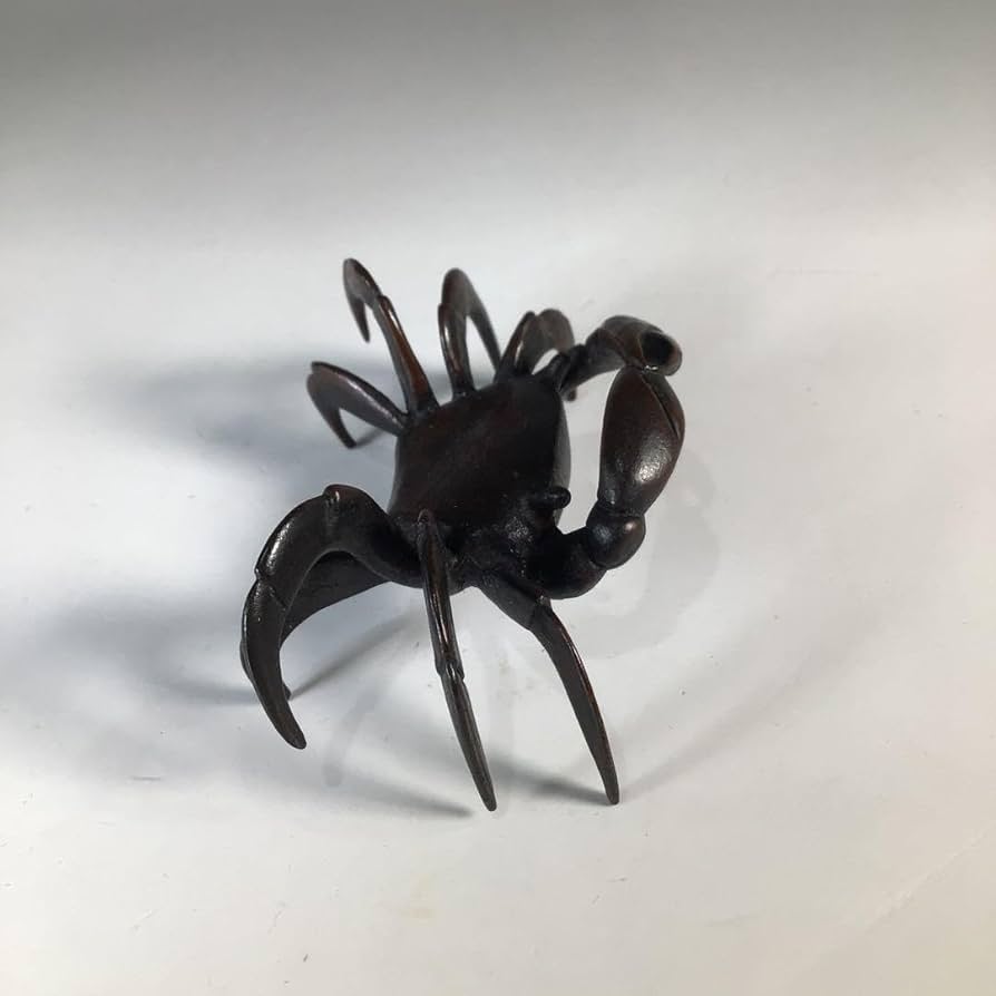 骨董 唐銅 蓋置 高陵哲雪造　唐銅向蝶蓋置 共箱 茶道具 茶道 木箱 お点前 骨董 唐銅 蓋置 高陵哲雪造唐銅向蝶蓋置 共箱 茶道具 茶道 木箱