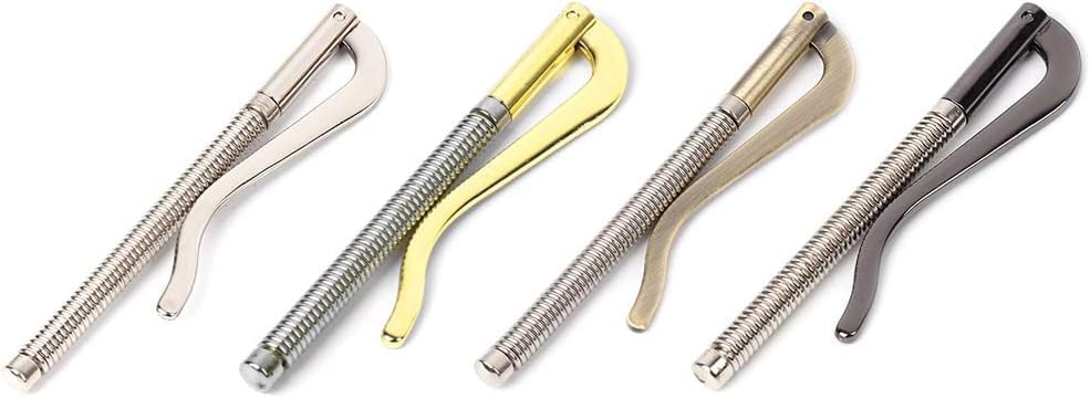 Gun Color Metal Bifold Money Clip Bar Wallet Replace Parts Spring Clamp Cash Holder, Men's Money Clips4