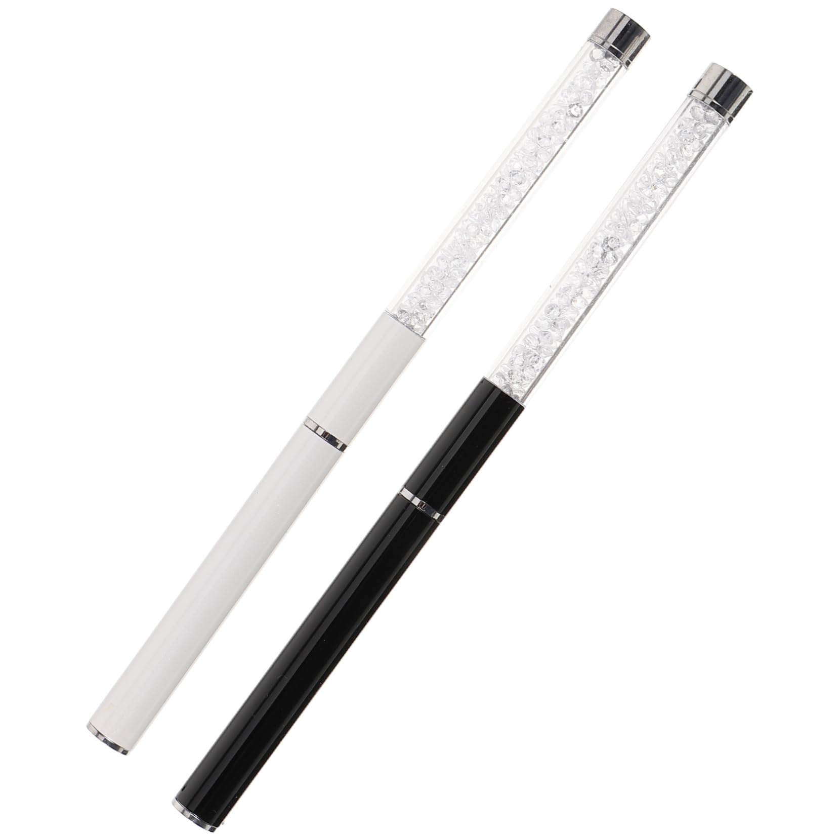 Healeved Spiral Fiber Eyelash Brush Set 2pcs Lash Applicator for Cat Eye Lashes Travel Size