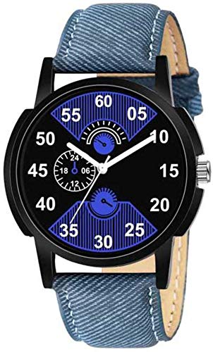 veer Mens and Boys Watch with Analogue Display and Leather Strap Analog Watch - for Boys (B07ZB18FHM) Amazon Price History, Amazon Price Tracker