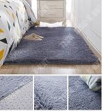  TECH DISCOUNT Tapis Nordique épais Long Tapis de Laine Mignonne Couverture de Chevet de Chambre à Coucher complète Moderne