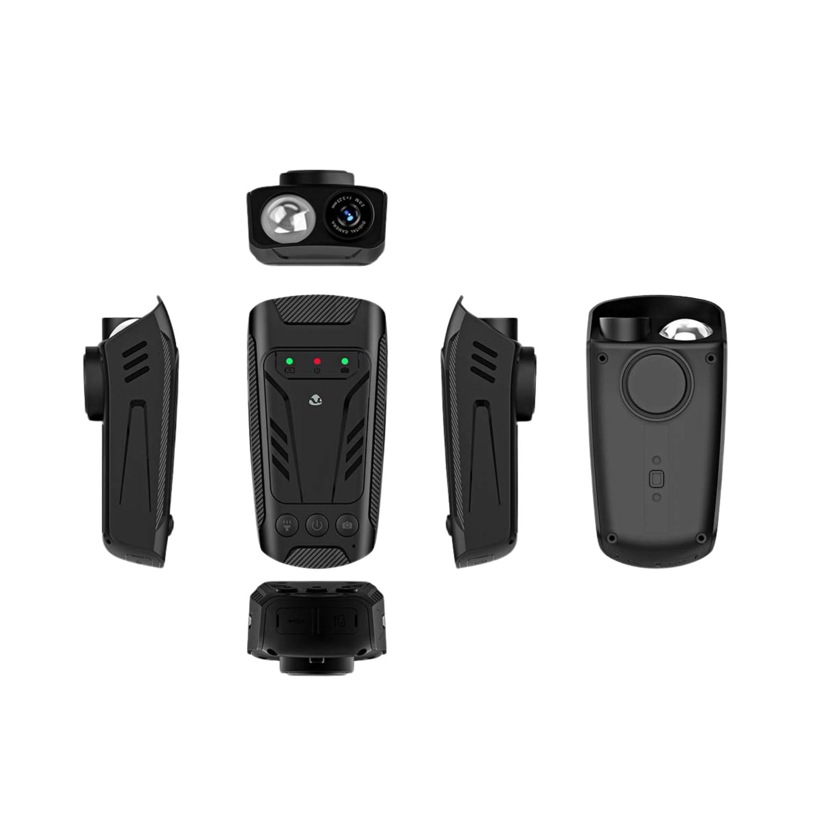 Nedis Caméra de vélo - 1080p@30fps - 2MPixel - 600min - 70°- 600min - Support Inclus - Noir