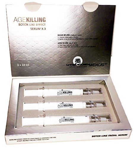 AgeKilling Serum - Revolutionäre Anti-Aging Behandlung 3 x 10 ml - ideale Ergänzung zu Microneedling Behandlungen - Botulin-Like - mit 4% Synake & 2% Argireline