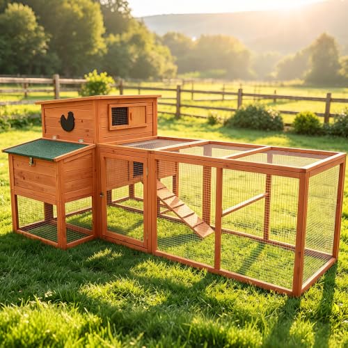 XLarge Chicken Coop Outdoor Wooden...