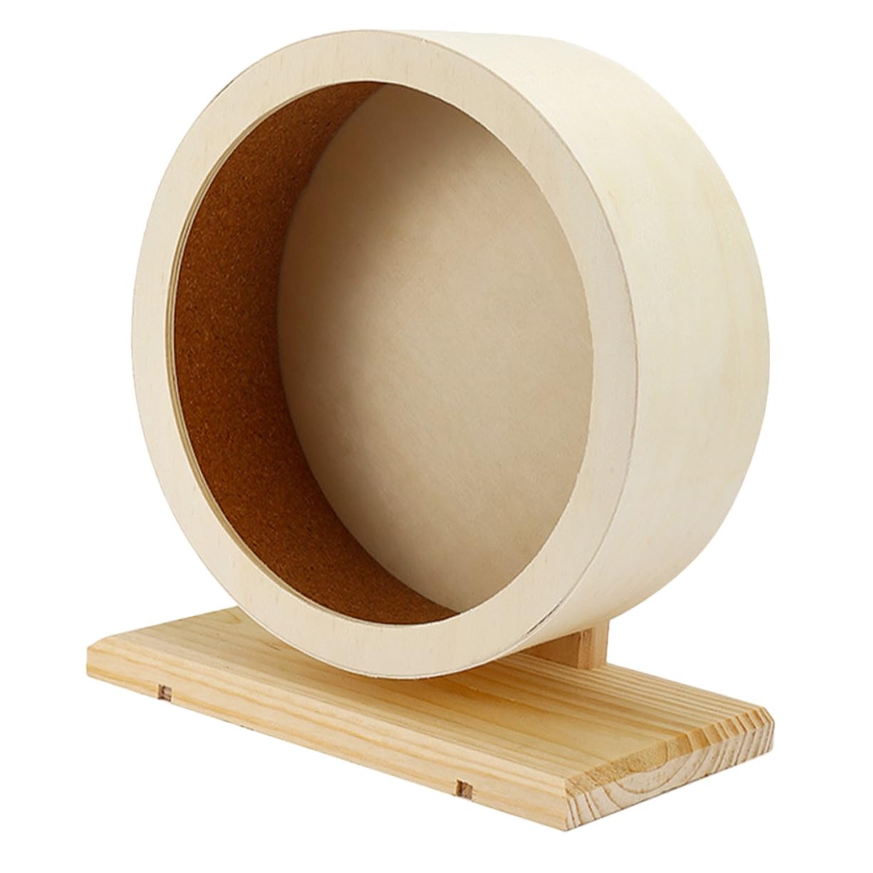 Holz Hamster Laufrad Leise für Kleine Haustiere mit Glatten Kanten