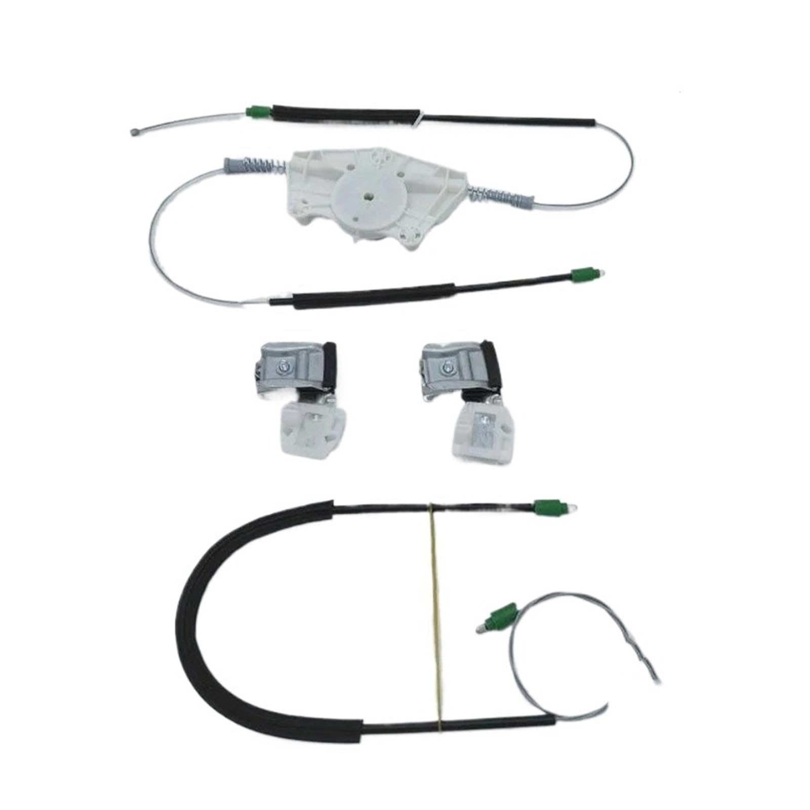 Sauanmnktp Front Left Side Window Winder Repair Kit For Skoda For Fabia Mk1 2000-2008 Car-Style Electric Window Regulator Repair Kit