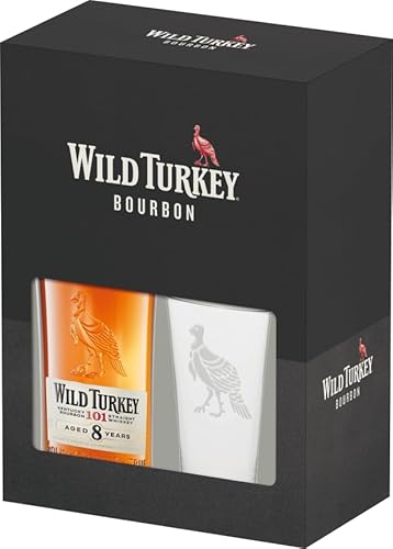 ワイルドターキー 8年 700ml オリジナルグラス付 [ バーボンウイスキー アメリカ ] WILD TURKEY AGED 8 YEARSのサムネイル