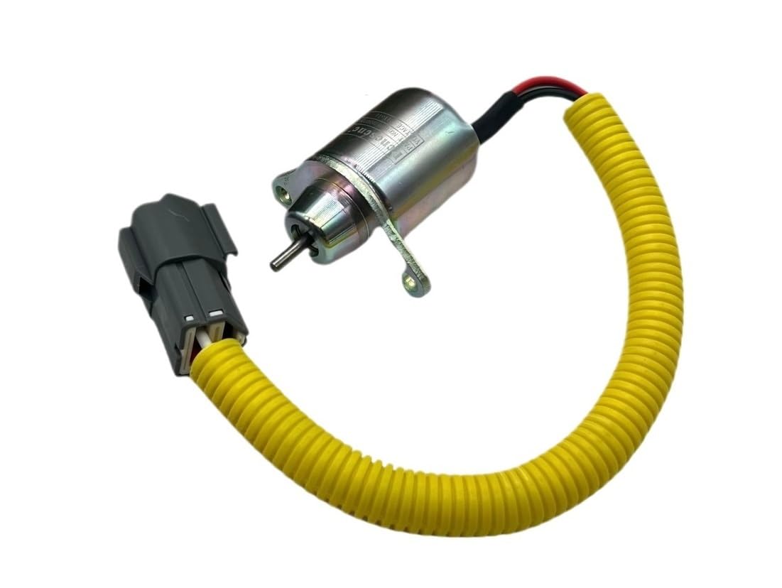 Hdrtcbu 1503Es-24S5suc12s-1 Solenoid Valve For Caterpillar 3023E Stop Solenoid Fuel Shutoff Solenoid Valve Fuel Stop Solenoid